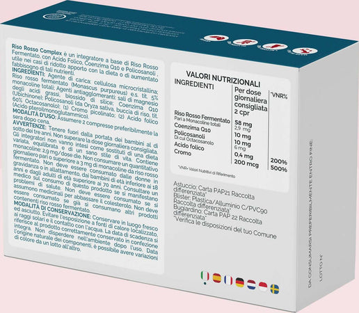 Nutracle-riso-rosso-fermentato-160-compresse---integratore-colesterolo-con-monacolina-k,-acido-folico,-coenzima-q10,-policosanoli-e-gamma-orizanolo