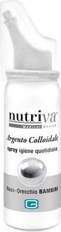 NUTRIVA-ARGENTO-COLLOIDALE-NASO/ORECCHIE-BAMBINI-integratore-alimentare-30-ml-Cabassi-e-Giuriati