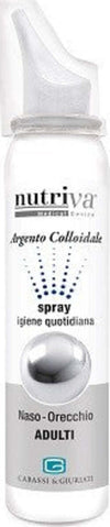 NUTRIVA-ARGENTO-COLLOIDALE-NASO/ORECCHIE-integratore-alimentare-100-ml-Cabassi-e-Giuriati