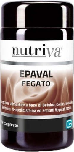 NUTRIVA-EPAVAL-FEGATO-integratore-alimentare-60-compresse-Cabassi-e-Giuriati