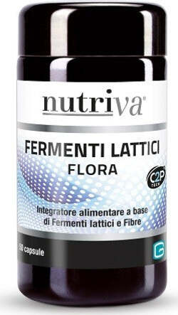 NUTRIVA-FLORA-FERMENTI-LATTICI-integratore-alimentare-50-compresse-Cabassi-e-Giuriati