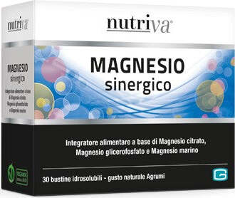 NUTRIVA-MAGNESIO-SINERGICO-integratore-alimentare-30-bustine-Cabassi-e-Giuriati