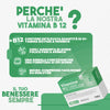 Vitamina b12 1000 mcg e acido folico 400 mcg 160 microcompresse ad alto dosaggio - cianocobalamina e folato vegan per stanchezza fisica e mentale - 5 mesi di fornitura