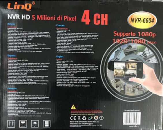 Nvr 4ch Canali Registratore Rec&live Full Hd 1080p Wifi H.264 H.265 P2p Nvr-6604 Fai da te/Sicurezza e protezione/Sistemi di sicurezza domestica/Kit video per la sicurezza domestica/Videoregistratori di sorveglianza Trade Shop italia - Napoli, Commerciovirtuoso.it