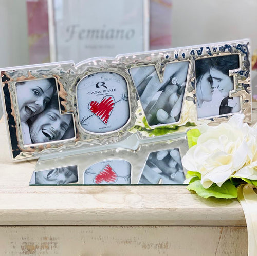 Portafoto Casa Reale Love Argento 925