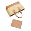 N°21 borse a tracolla donna n21 - horizontal shopper raffia - beige da donna