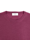 Gran Sasso Maglia Girocollo in Lana Viola da uomo