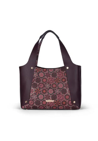 GATTINONI BORSA TEODOSIA L. DOUBLE HANDLE PVC NEW TEOD./ BURGUNDY GARNET da donna