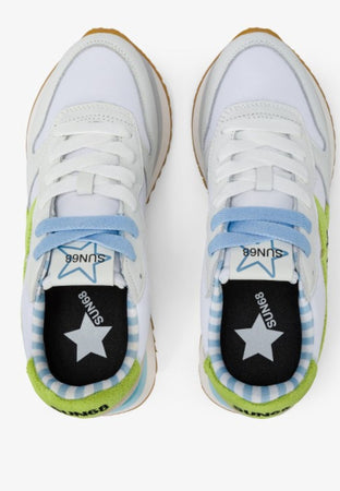 SUN68 Sneakers BIG STARGIRL SPONGEE LOGO da donna