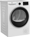 Beko BT3103IS_IT 10kg, Classe C, motore inverter, Display digitale XL, funzione a vapore SteamCure, colore Bianco, oblò Nero