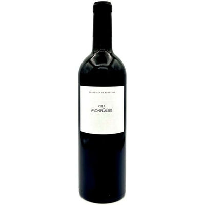 Regalo Sacchetto di stoffa Natalizio Con Vino Bordeaux Biologico Rosso Château Monplaisir/ Cioccolato Belga 100g 72% Mandorla /Caramelle Mirtillo Rosso con goccia di miele 75g