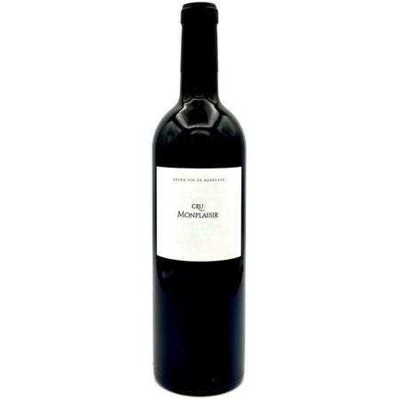 Regalo Sacchetto di stoffa Natalizio Con Vino Bordeaux Biologico Rosso Château Monplaisir/ Cioccolato Belga 100g 72% Mandorla /Caramelle Mirtillo Rosso con goccia di miele 75g