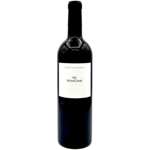 Regalo Sacchetto di stoffa Natalizio Con Vino Bordeaux Biologico Rosso Château Monplaisir/ Cioccolato Belga 100g 72% Mandorla /Caramelle Mirtillo Rosso con goccia di miele 75g