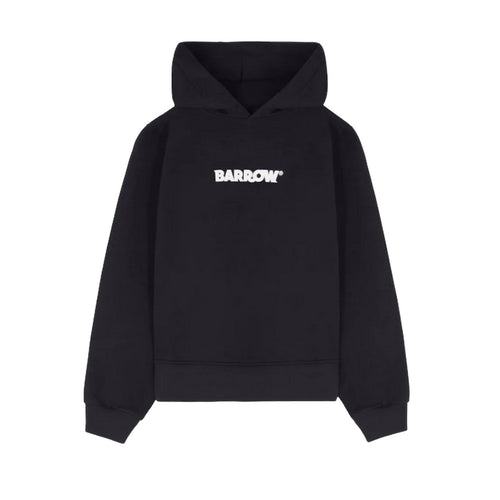 BARROW felpe con cappuccio unisex barrow - hoodie - nero da uomo
