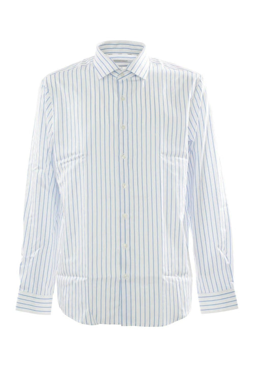 calvin klein CAMICIA TWILL STRIPE FITTED da uomo