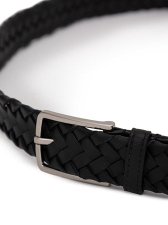 Bottega Veneta Cintura Padded in Pelle Motivo Intreccio da uomo