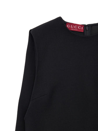 Gucci Abito Corto Senza Maniche a Campana da donna