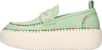 OA-non-fashion-Scarpe-basse-Verde-da-donna