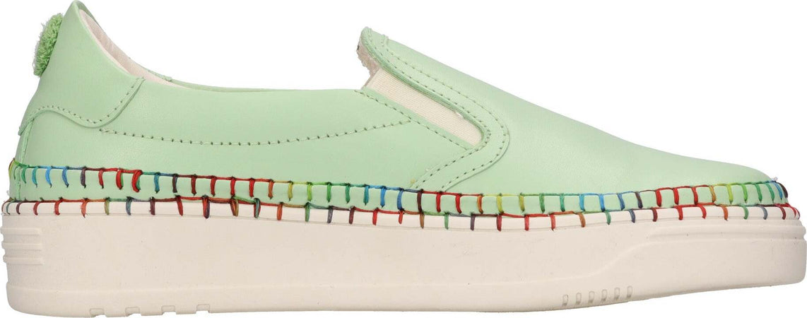 OA-non-fashion-Scarpe-basse-Verde-da-donna