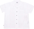 OBEY-Camicia-Manica-Corta-Uomo-Vida-Woven-White-da-uomo