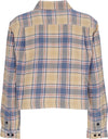 OBEY-Camicia-Manica-Lunga-Donna-Pia-Flannel-Shirt-L/s-Vintage-Blue-Multi-da-donna