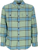 OBEY-Camicia-Manica-Lunga-Uomo-Eugene-L/s-Woven-Shirt-Jade-Multi-da-uomo