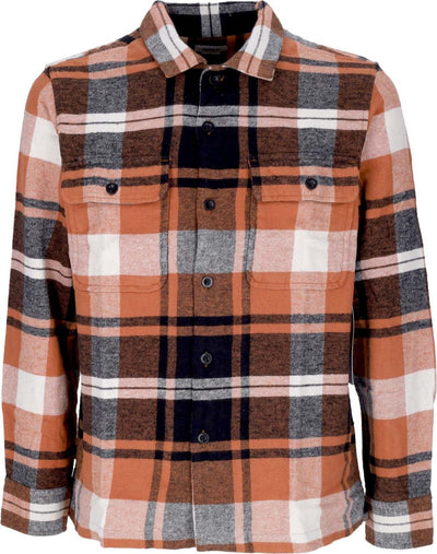 OBEY-Camicia-Manica-Lunga-Uomo-Trent-L/s-Woven-Shirt-Copper-Multi-da-uomo
