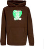 OBEY-Felpa-Cappuccio-Donna-W-Love-Hurts-2-Basic-Hooded-Fleece-Brown-da-donna