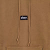 OBEY-Felpa-Cappuccio-Uomo-Black-Bar-Heavyweight-Pigment-Dyed-Hoodie-Pigment-Rabbits-Paw-da-uomo
