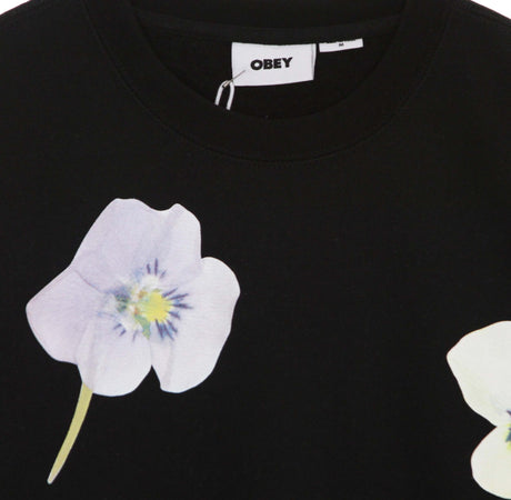 OBEY-Felpa-Girocollo-Uomo-Redux-Crew-Specialty-Fleece-Black-da-uomo