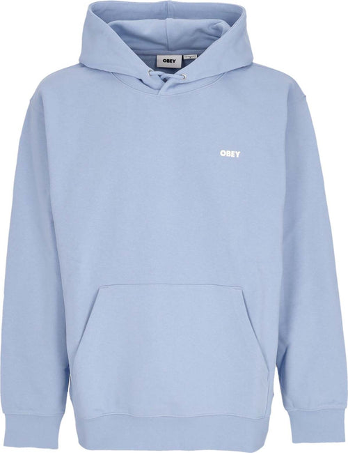 OBEY-Felpa-Leggera-Cappuccio-Uomo-Bold-Hood-Premium-French-Terry-Hydrangea-da-uomo