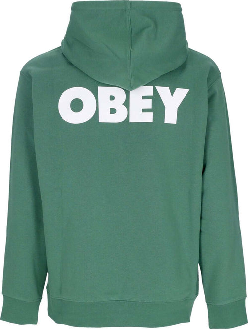 OBEY-Felpa-Leggera-Cappuccio-Uomo-Bold-Hood-Premium-French-Terry-Palm-Leaf-da-uomo