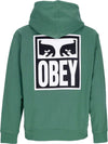 OBEY-Felpa-Leggera-Cappuccio-Uomo-Eyes-Icon-2-Premium-French-Terry-Hooded-Po-Palm-Leaf-da-uomo