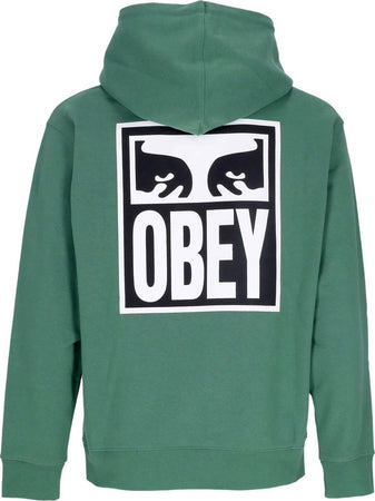 OBEY-Felpa-Leggera-Cappuccio-Uomo-Eyes-Icon-2-Premium-French-Terry-Hooded-Po-Palm-Leaf-da-uomo