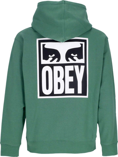 OBEY-Felpa-Leggera-Cappuccio-Uomo-Eyes-Icon-2-Premium-French-Terry-Hooded-Po-Palm-Leaf-da-uomo