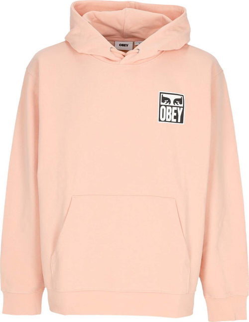 OBEY-Felpa-Leggera-Cappuccio-Uomo-Eyes-Icon-2-Premium-French-Terry-Hooded-Po-Peach-Parfait-da-uomo