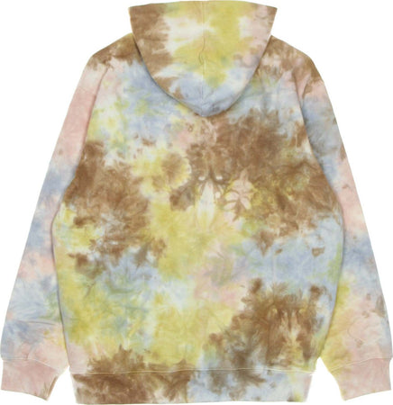 OBEY-Felpa-Leggera-Cappuccio-Uomo-Mini-Bold-Recycled-Tie-Dye-Hood-Specialty-Fleece-Toffee-Multi-da-uomo
