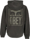 OBEY-Felpa-Leggera-Cappuccio-Uomo-Pigment-Eyes-Icon-Extra-Heavy-Hoodie-Pigment-Pirate-Black-da-uomo