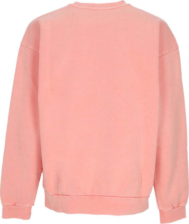 OBEY-Felpa-Leggera-Girocollo-Uomo-Lowercase-Pigment-Crew-Fleece-Pigment-Shell-Pink-da-uomo