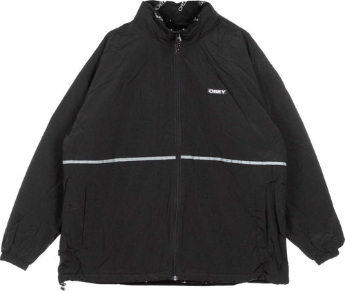 OBEY-Giaccone-Uomo-Prone-Black-da-uomo