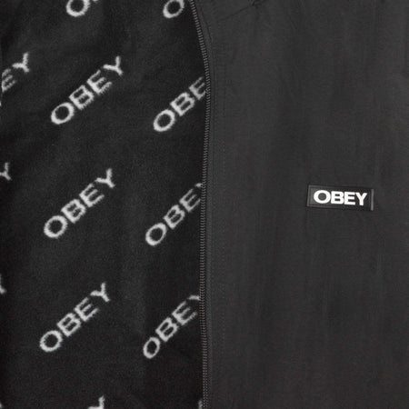 OBEY-Giaccone-Uomo-Prone-Black-da-uomo