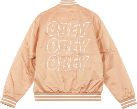OBEY-Giubbotto-Bomber-Donna-Lilah-Jacket-Dusty-Coral-da-donna