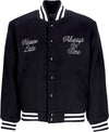 OBEY-Giubbotto-College-Uomo-Time-Varsity-Jacket-Black-da-uomo