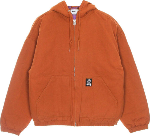 OBEY-Giubbotto-Uomo-Vacant-Hooded-Jacket-Ginger-da-uomo
