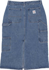 OBEY-Gonna-Lunga-Donna-W-Painter-S-Midi-Skirt-Light-Indigo-da-donna
