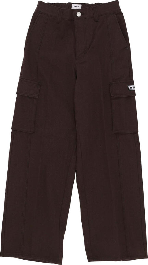 OBEY-Jeans-Donna-Search-Cargo-Denim-Pant-Java-Brown-da-donna