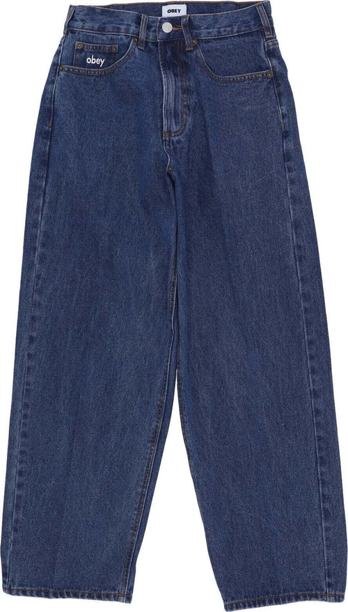 OBEY-Jeans-Uomo-Bigwig-Baggy-Denim-Stonewash-Indigo-da-uomo