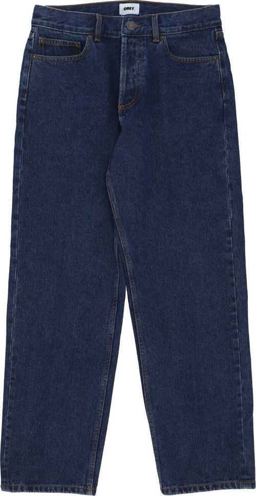 OBEY-Jeans-Uomo-Hardwork-Denim-Stonewash-Indigo-da-uomo