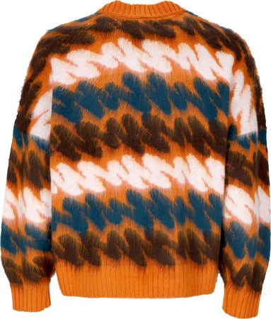 OBEY-Maglione-Donna-Ari-Sweater-Orange-Oxide-Multi-da-donna