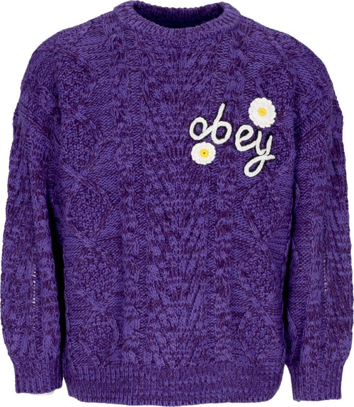 OBEY-Maglione-Donna-Flora-Sweater-Passion-Flower-da-donna